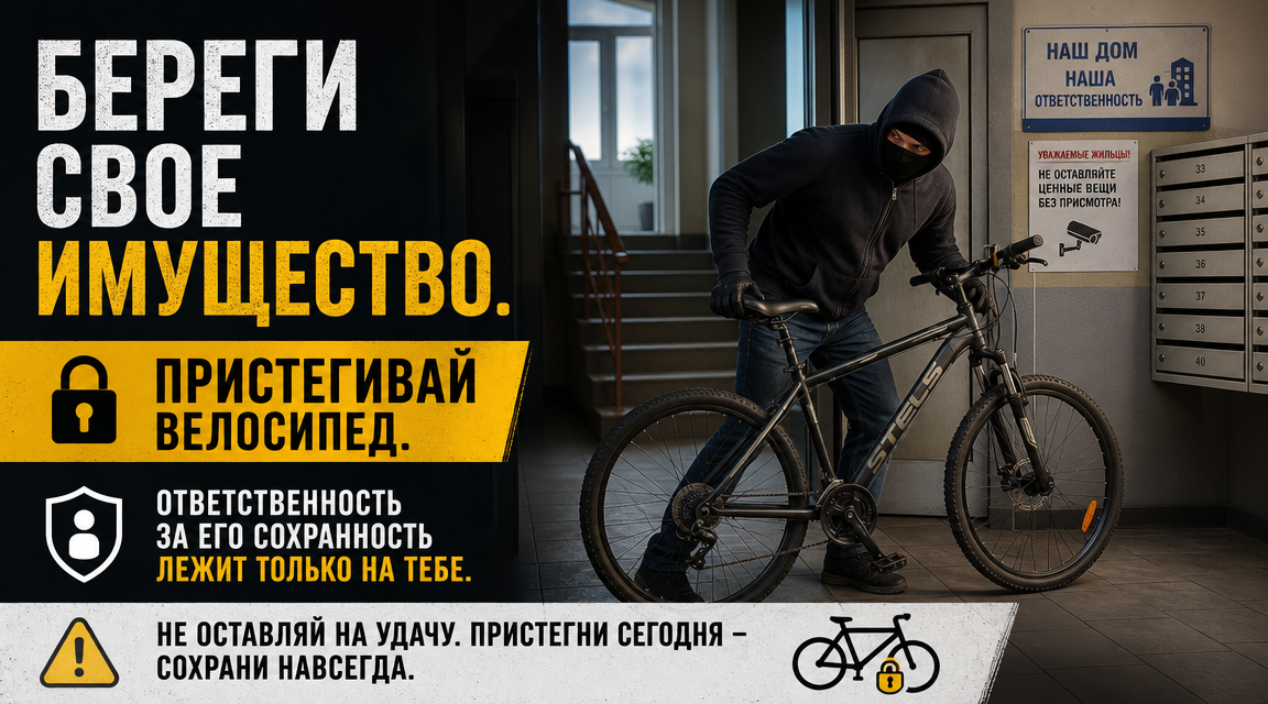 Как защитить велосипед от кражи: простые правила безопасности